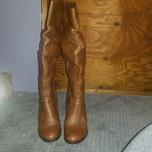 Aldo leather tall boots..